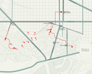 Barcelona ARTicket múzeumok elhelyezkedése