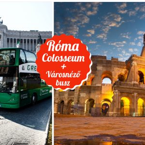 Colosseum belépőjegy + városnéző busz jegy