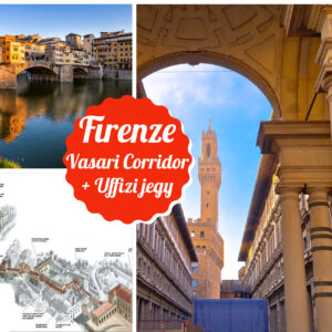 firenze Vasari Corridor es uffizi jegy