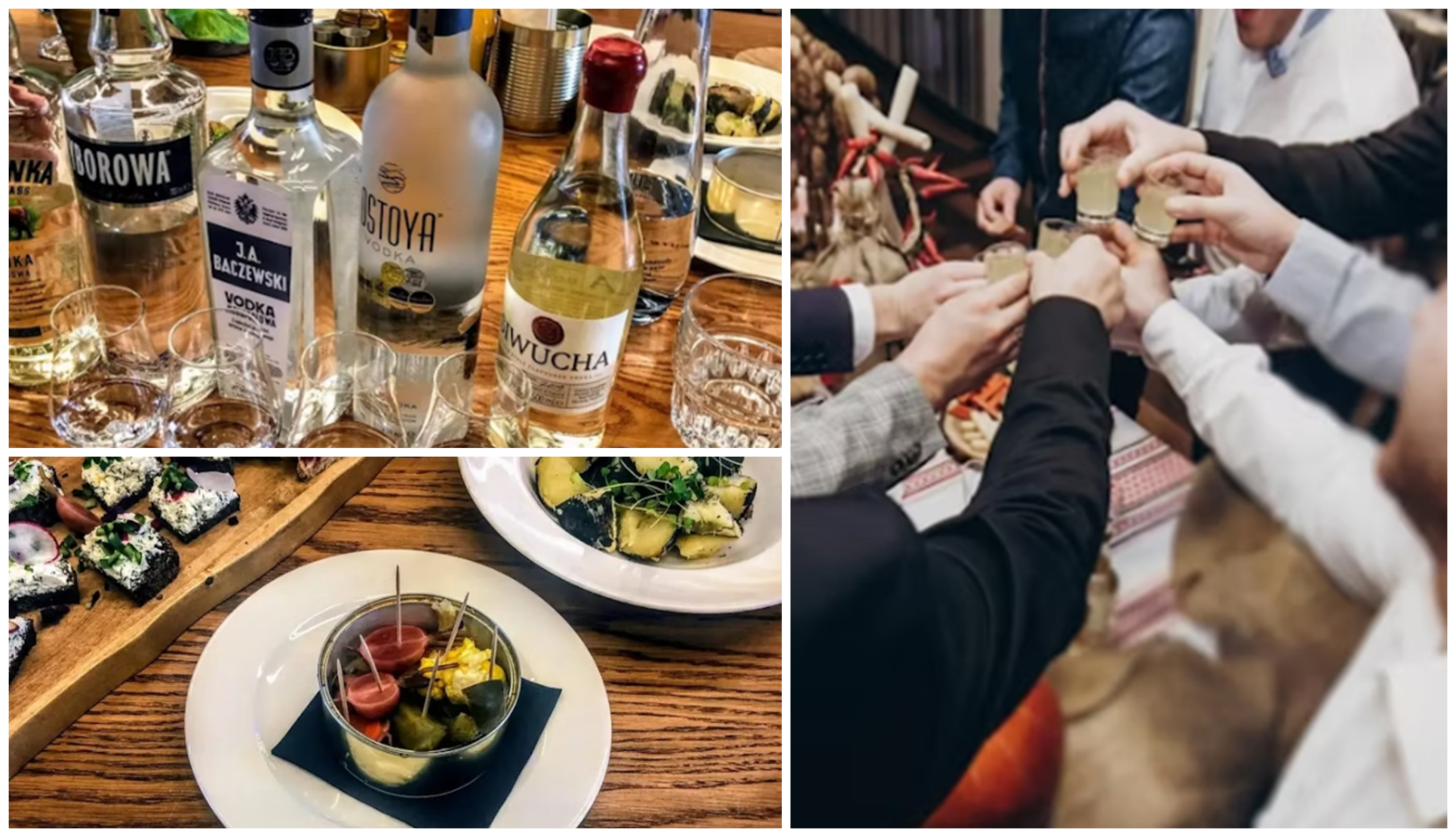 Varsó - vodka kóstolás