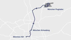 München transzfer busz megállók