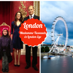 London Eye és MAdame Tussaud kombinácios jegyMT LE kombi