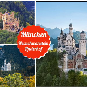 Munchen városából induló Neuschwanstein és Linderhof kastély tura