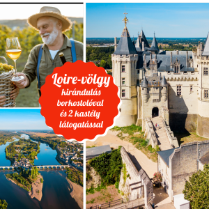 parizs loire kirandulas borkostoloval és két kastély látogatással