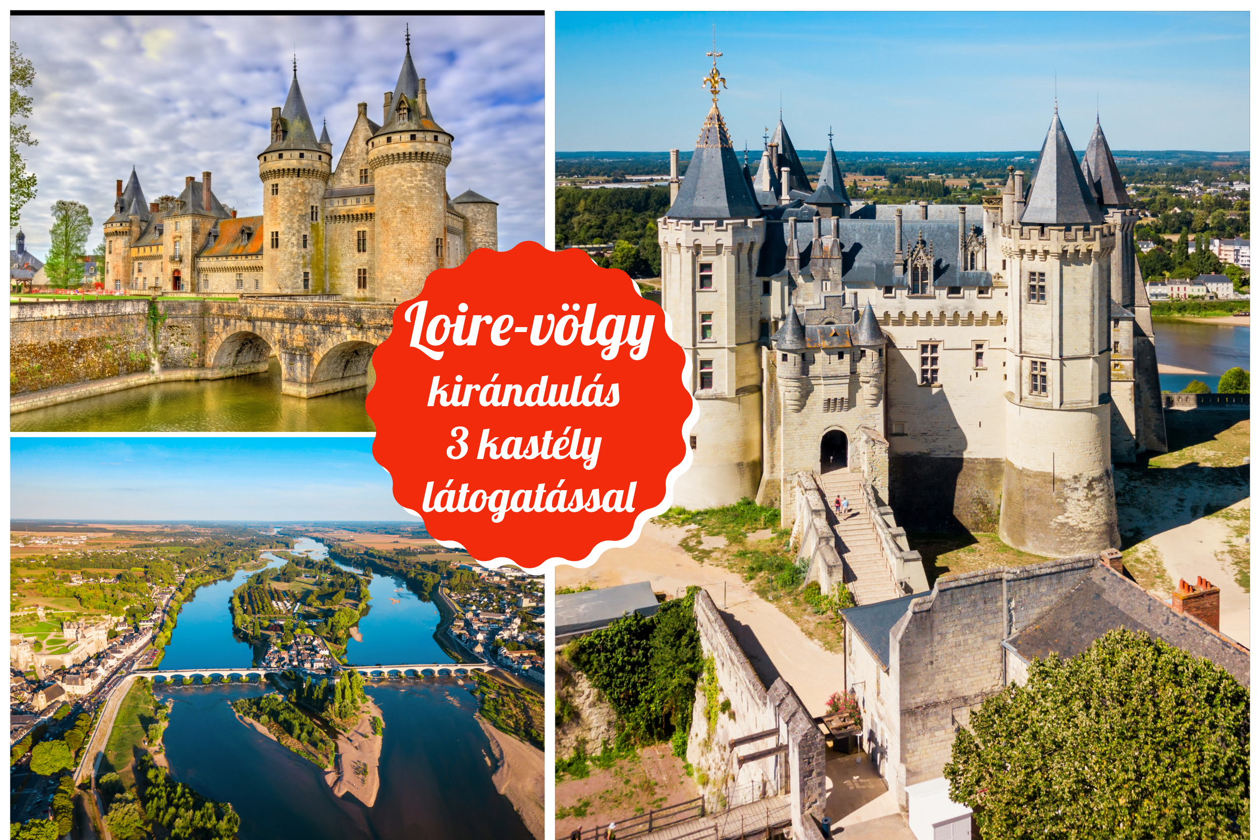 parizs loire kirandulas kastély látogatással