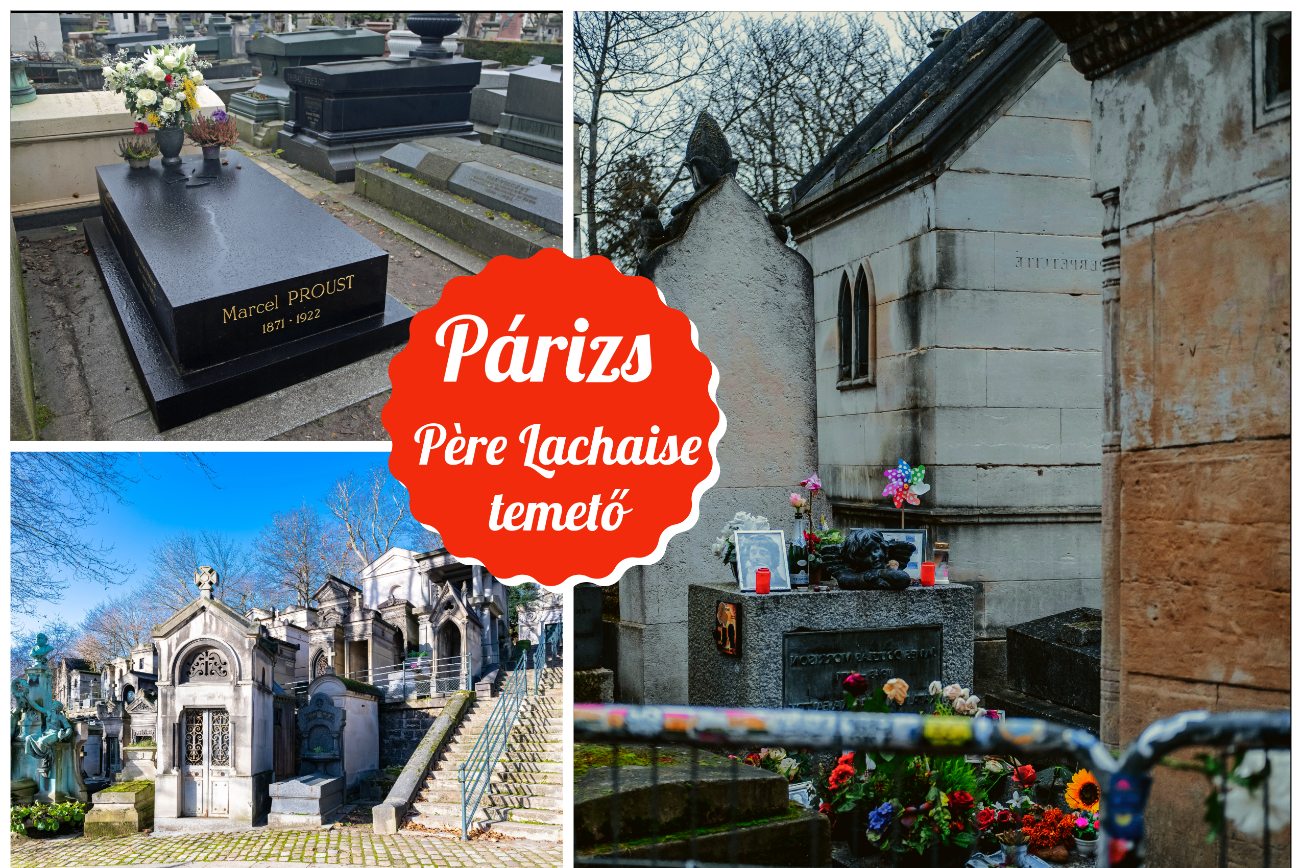 Parizs Père Lachaise temető