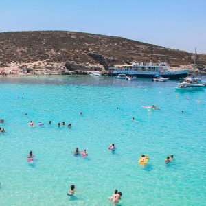 Comino - kék lagúna