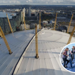 London - O2 aréna panoráma mászás